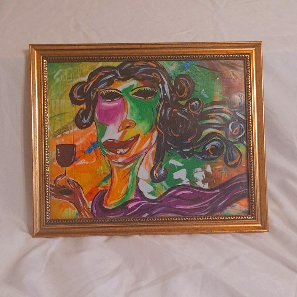 Art w/Frame & Artist Signature